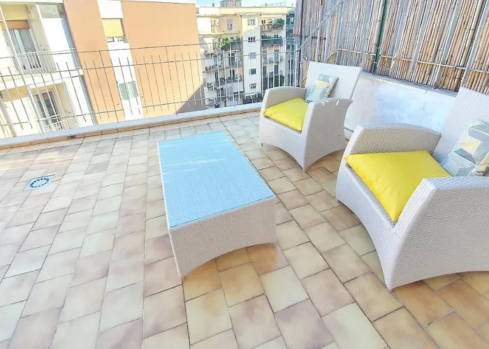 Blue Sky Rooftop - Policlinico Apartamento Bari